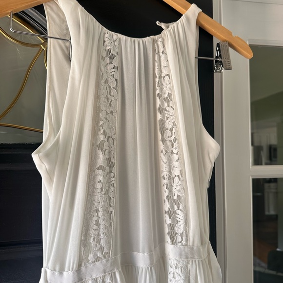 Anthropologie Bailey 44 White Gypsy lace-inset maxi dress - Picture 3 of 8